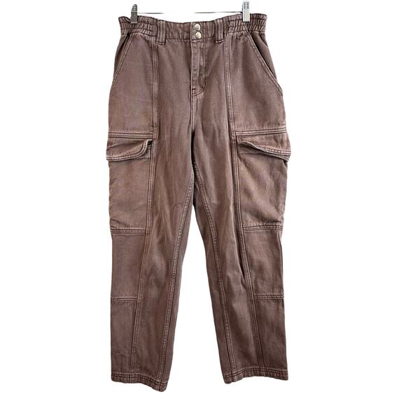Pacsun Brownie Elastic Waist Cargo Utility Pants  M Medium - Picture 5 of 12